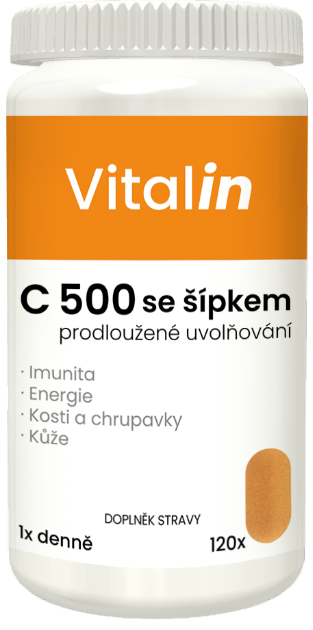 Vitalin C 500 se šípkem